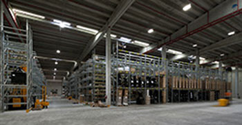 Illuminazione LED magazzini Greenwarehouse