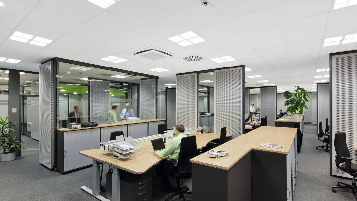 Illuminazione moderna per uffici di Philips 