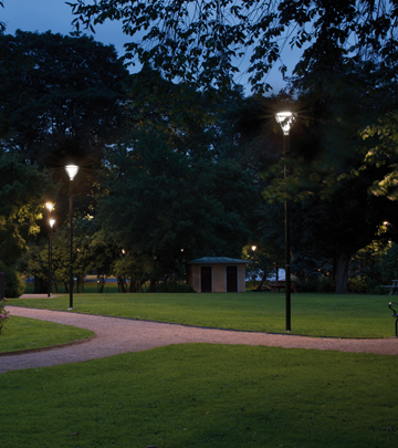 Nuova illuminazione Metronomis LED per il parco 