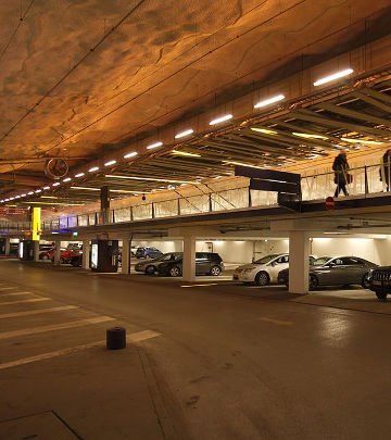 Le nuove luci installate da Philips Lighting creano un'atmosfera unica nel parcheggio al coperto P-Hämppi