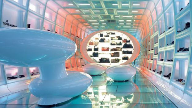 L'illuminazione Philips AmbiScene crea un'esperienza esclusiva per i clienti presso il negozio di calzature Shoebaloo di Amsterdam