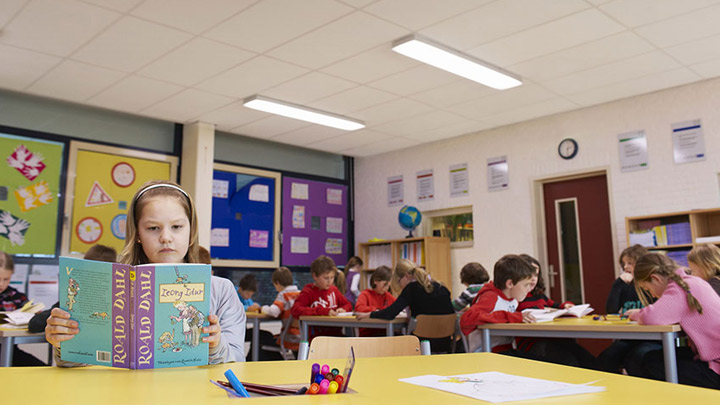 Progetto: scopri come l'illuminazione scolastica SchoolVision ha migliorato le prestazioni degli studenti rispetto a prima
