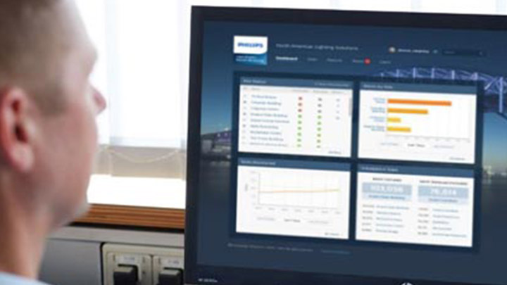 ActiveSite semplifica la gestione delle risorse per l'illuminazione architetturale Philips Color Kinetics. Analitiche e report mostrano in che modo e con quali risultati lavora l'installazione