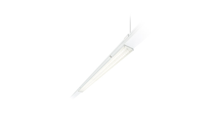 Maxos fusion di Philips Lighting: riduci i costi d'illuminazione magazzino con un sistema di canalizzazione LED con sensori integrati
