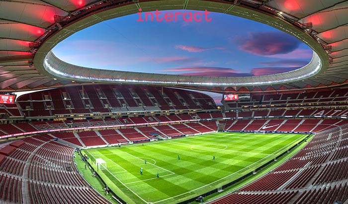 Vista dello stadio Wanda Metropolitano