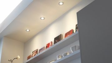 Faretti che esaltano una nicchia